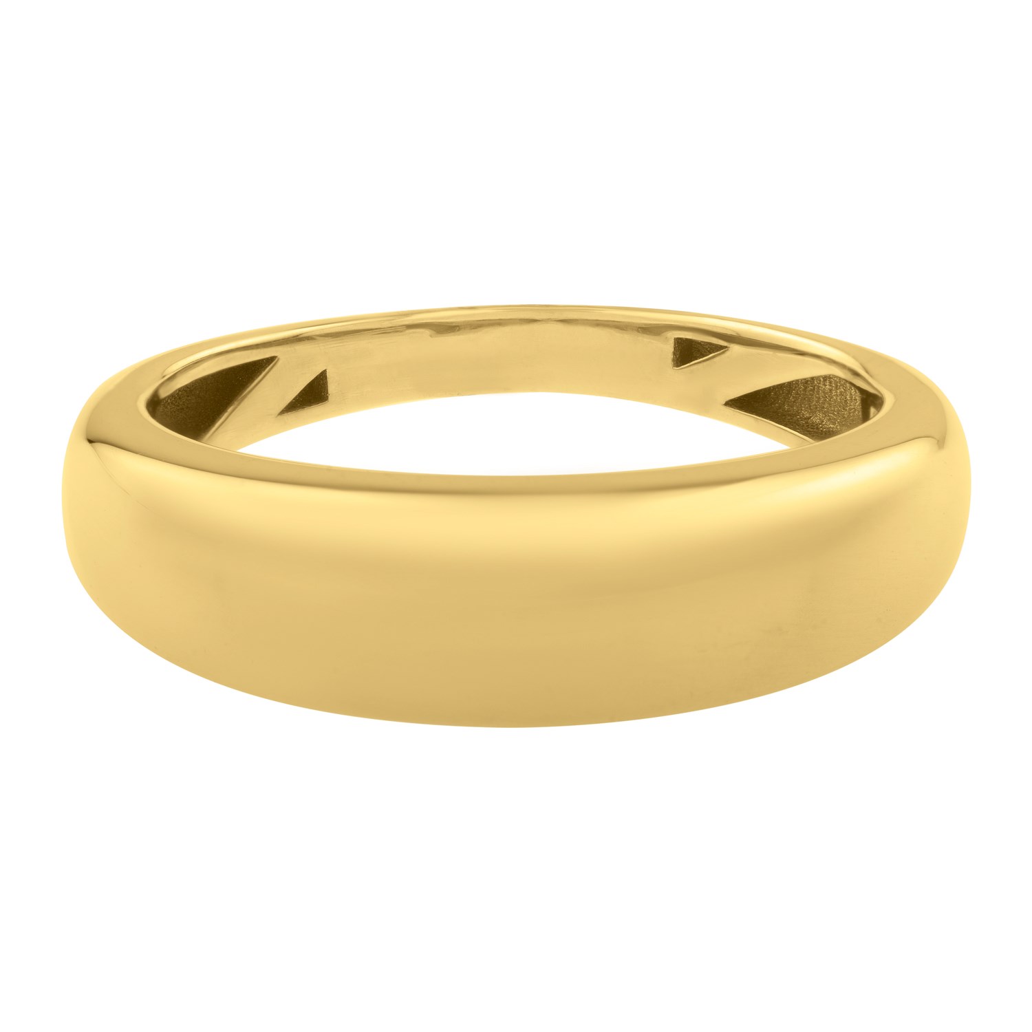 Graduated Dome Ring in 14K Yellow Gold (5.80 mm) - Image 2