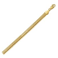 14K Yellow Gold Lite Oval Snake Chain (5.70 mm)