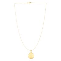 14k Yellow Gold Tree of Life Locket Necklace