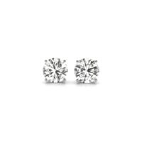 2 cttw Certified IGI Lab Grown Round Diamond Stud Earrings 14k White Gold(G/VS2)