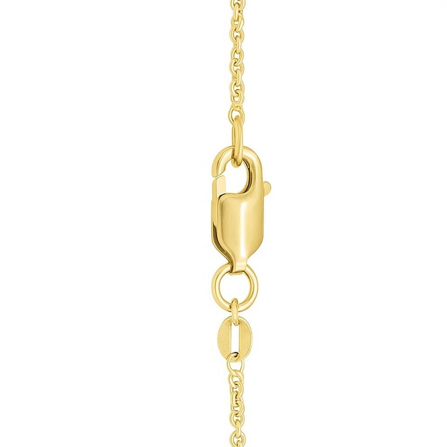 Baroque Heart Necklace in 14K Yellow Gold - Image 7