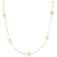 14K Yellow Gold Heart Necklace