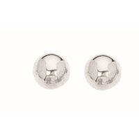 Sterling Silver Ball Stud Earrings (6.00 mm)
