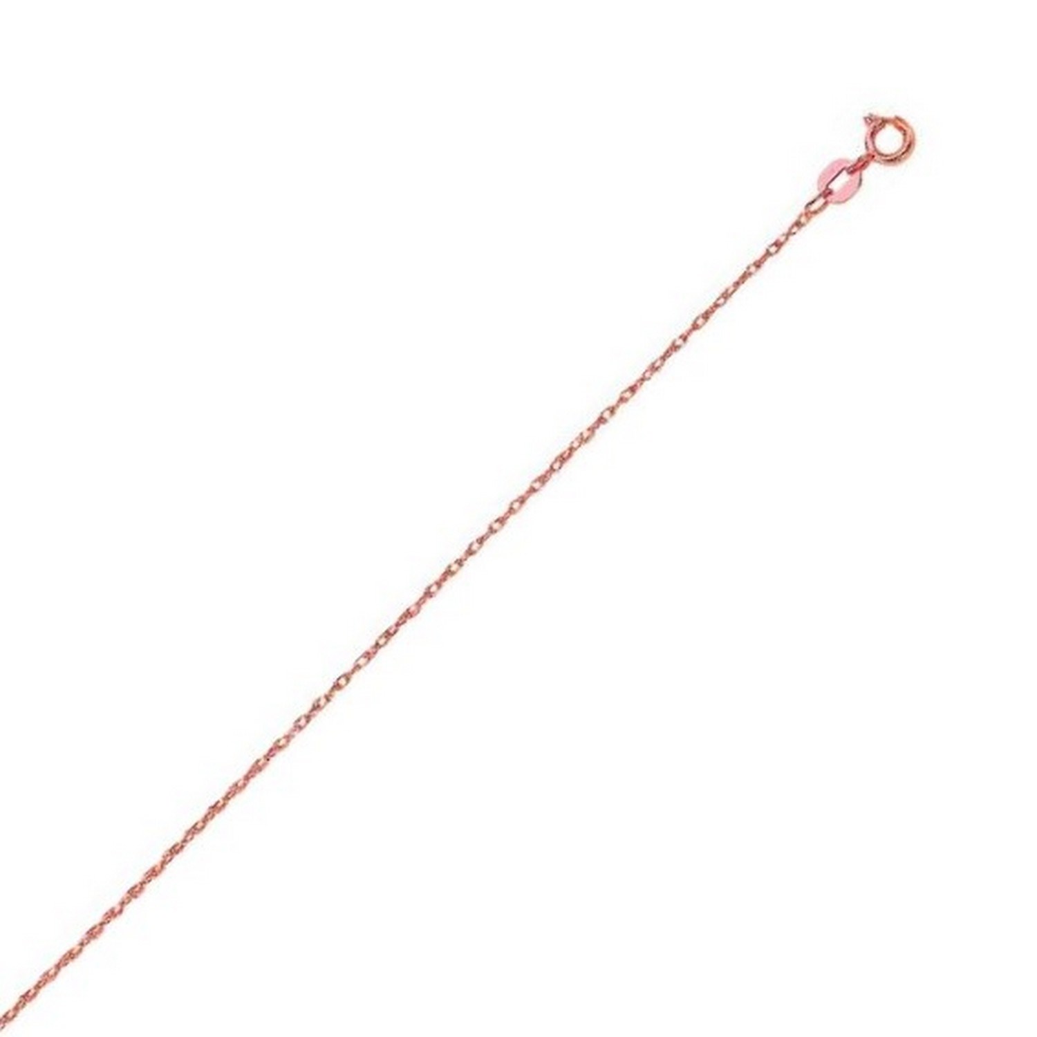 14k Yellow Gold Machine Rope Chain (0.85 mm)