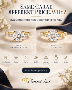 Why Can Two 1-Carat Lab-Grown Diamond Rings Have Completely Different Prices?