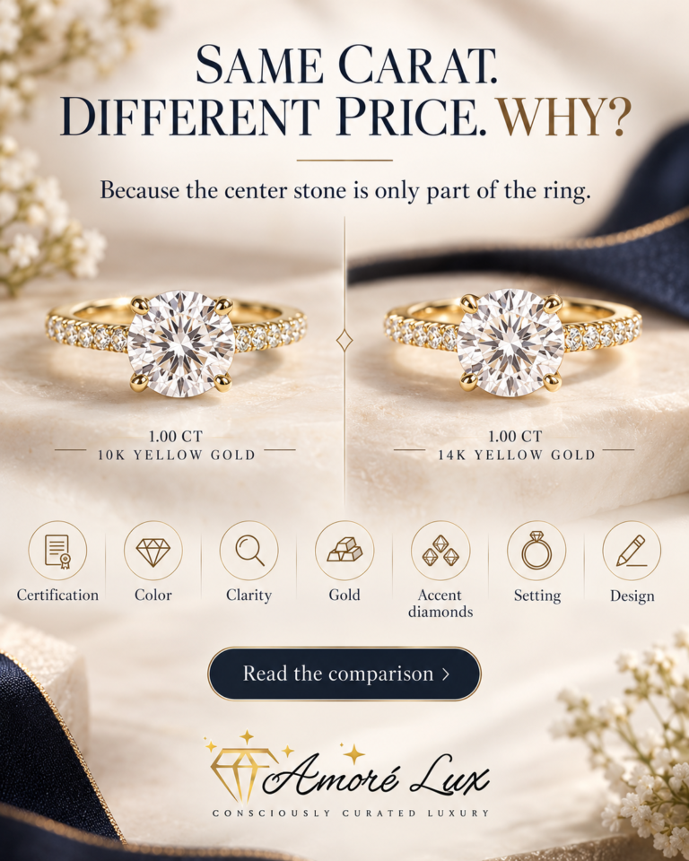Why Can Two 1-Carat Lab-Grown Diamond Rings Have Completely Different Prices?